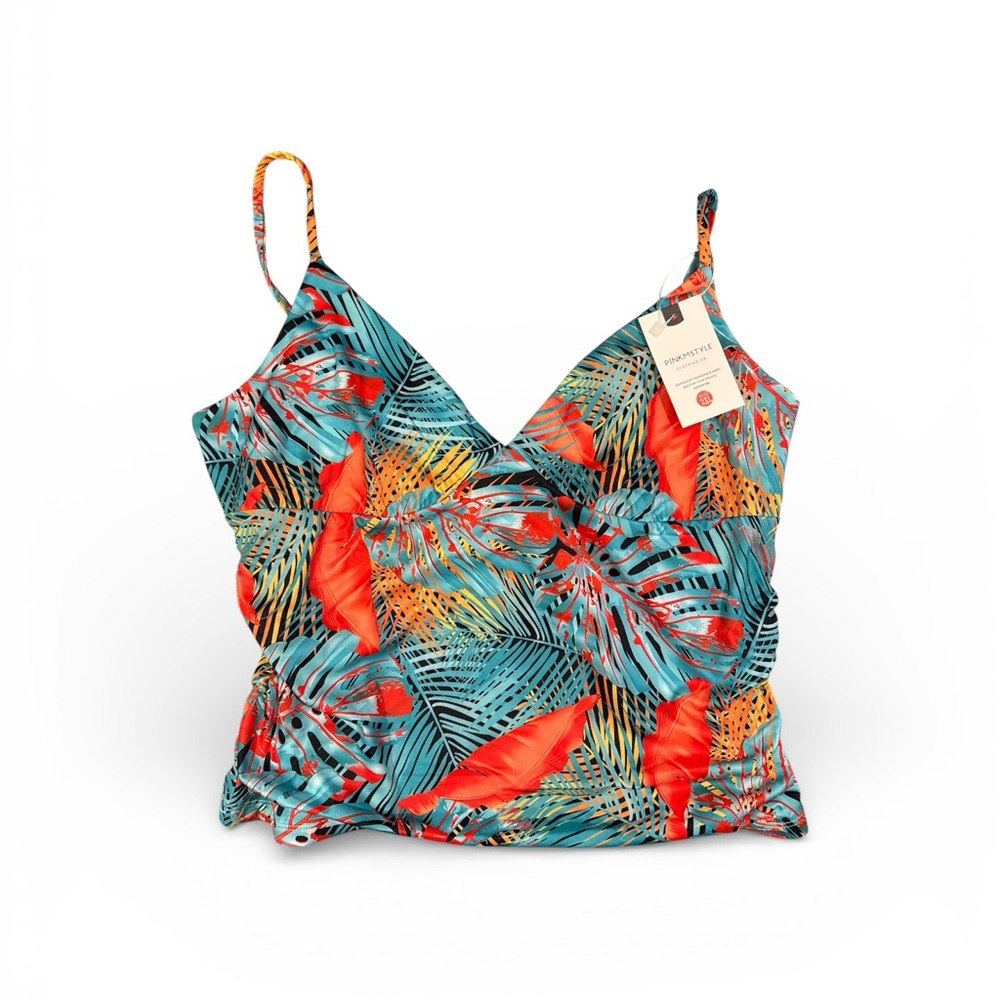 Tropical Print Camisole Top